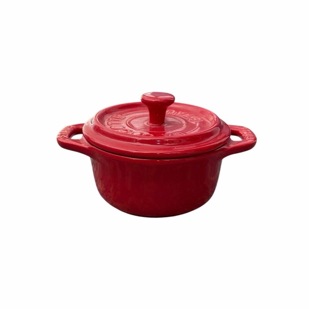 Staub Ceramic Mini Cocotte Cherry Red